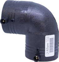 Отвод 90° d63 электросварной SDR11 PE100 ALLURE
